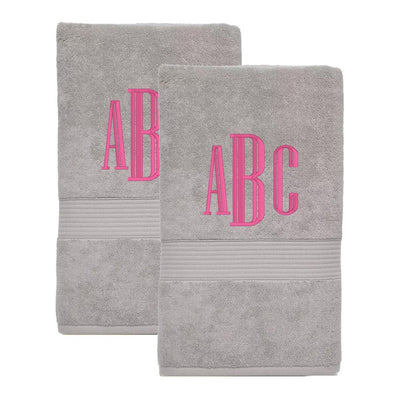 Monogrammed Hand Towel Set - United Monograms