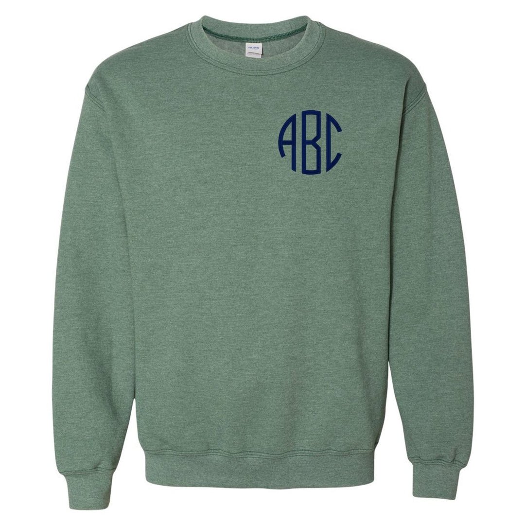 Monogrammed Heather Crewneck Sweatshirt – United Monograms