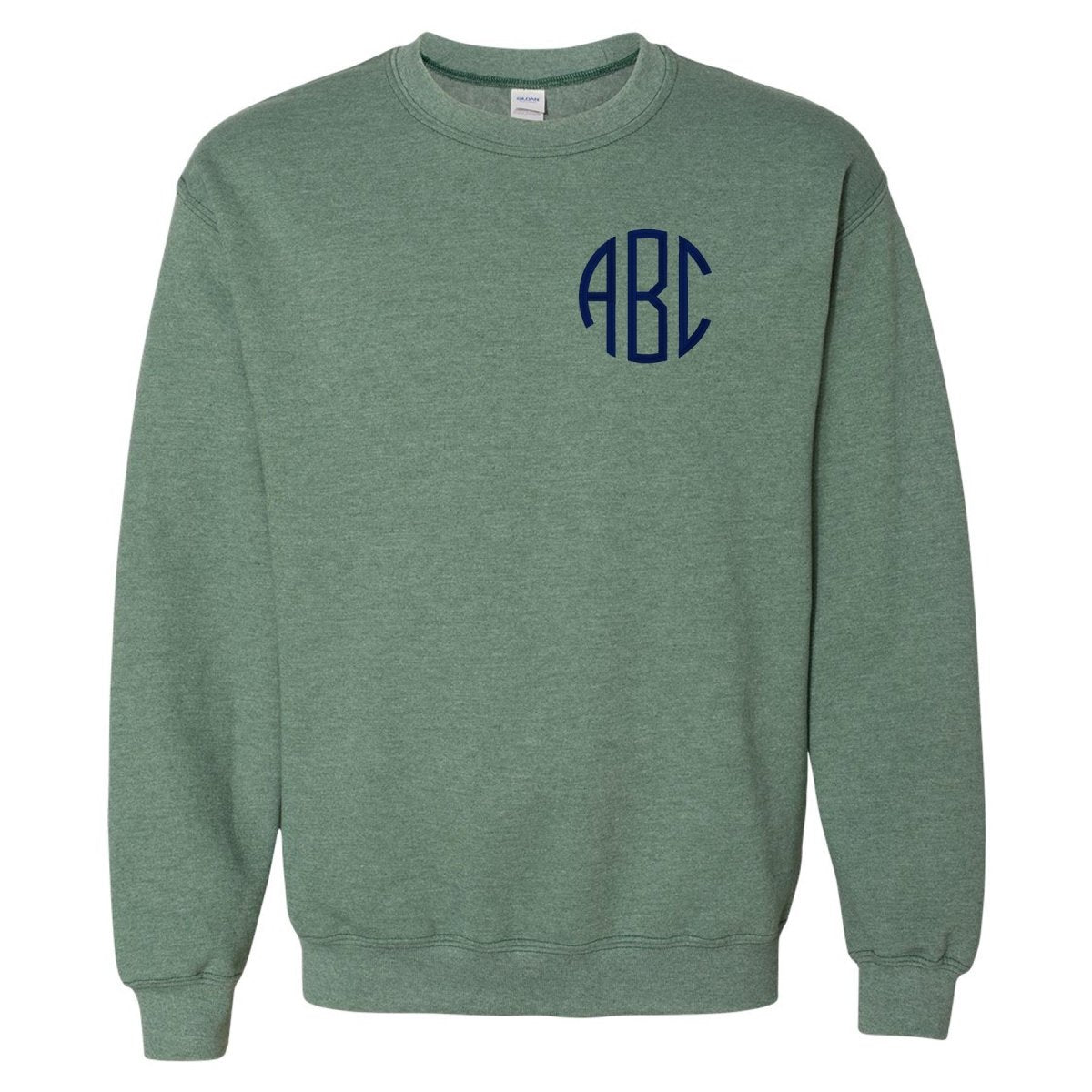 Monogrammed Heather Crewneck Sweatshirt - United Monograms