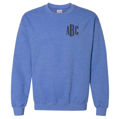 Monogrammed Heather Crewneck Sweatshirt - United Monograms