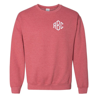 Monogrammed Heather Crewneck Sweatshirt - United Monograms