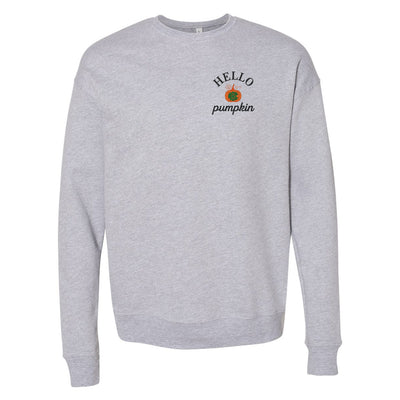 Monogrammed Hello Pumpkin Premium Crewneck Sweatshirt - United Monograms