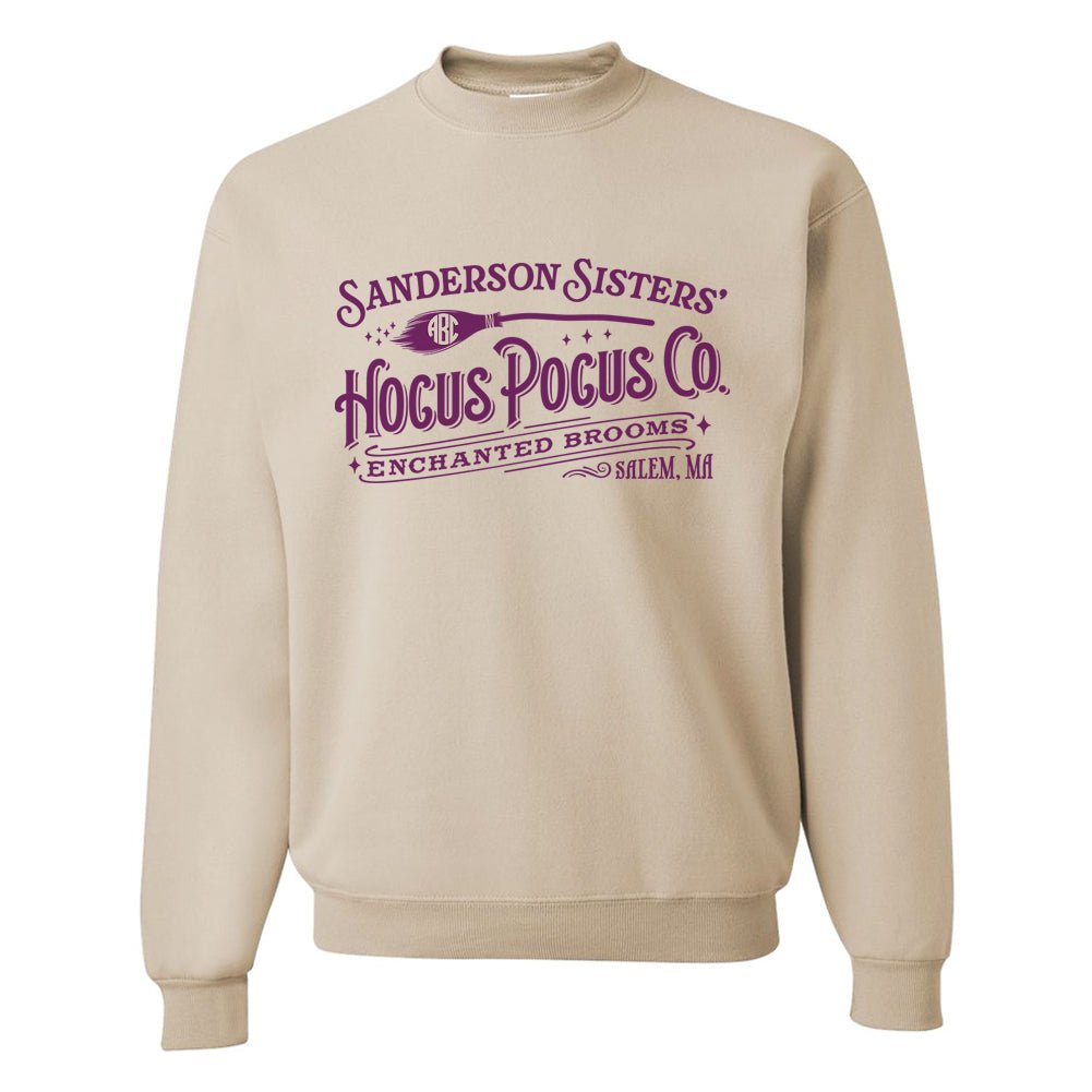 Monogrammed 'Hocus Pocus Co.' Crewneck Sweatshirt - United Monograms