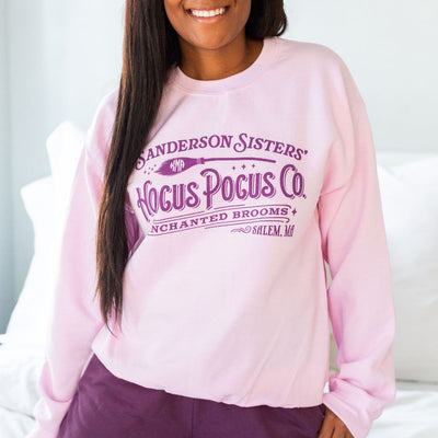 Monogrammed 'Hocus Pocus Co.' Crewneck Sweatshirt - United Monograms