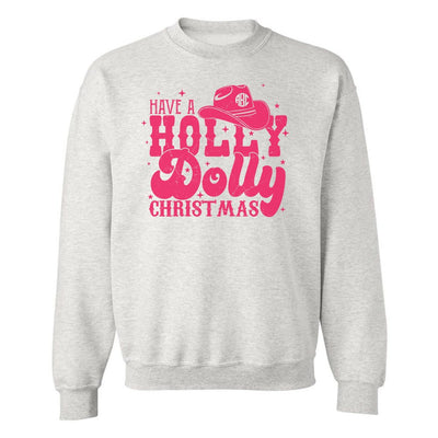 Monogrammed 'Holiday Dolly' Crewneck Sweatshirt - United Monograms