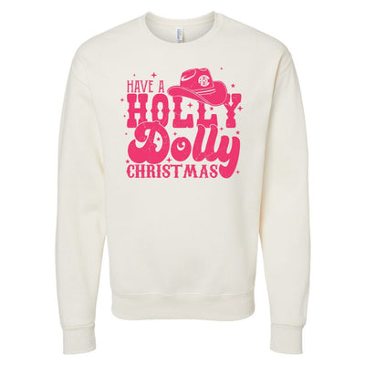 Monogrammed 'Holiday Dolly' Crewneck Sweatshirt - United Monograms