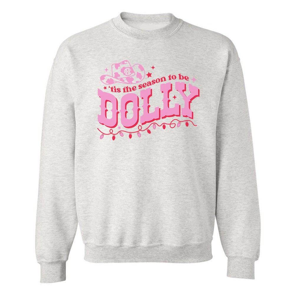 Monogrammed 'Holiday Dolly' Crewneck Sweatshirt - United Monograms