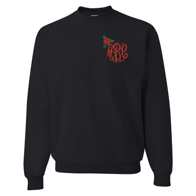 Monogrammed Holly Crewneck Sweatshirt - United Monograms