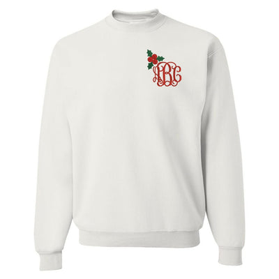 Monogrammed Holly Crewneck Sweatshirt - United Monograms