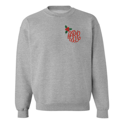 Monogrammed Holly Crewneck Sweatshirt - United Monograms