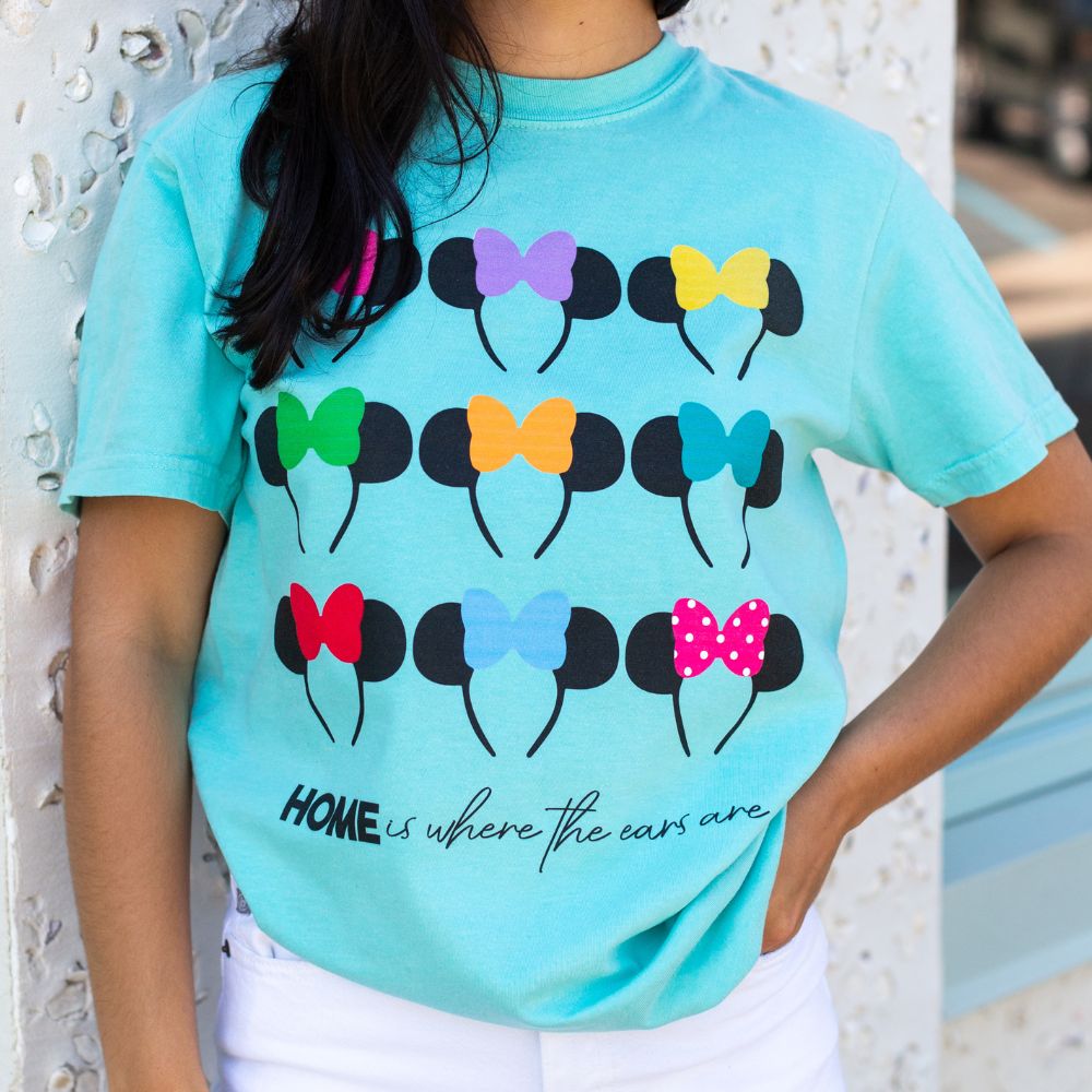 Monogrammed 'Home Is Where The Ears Are' T-Shirt - United Monograms