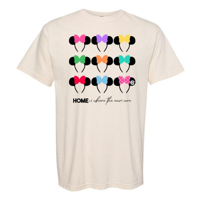 Monogrammed 'Home Is Where The Ears Are' T-Shirt - United Monograms