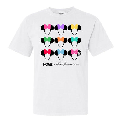 Monogrammed 'Home Is Where The Ears Are' T-Shirt - United Monograms