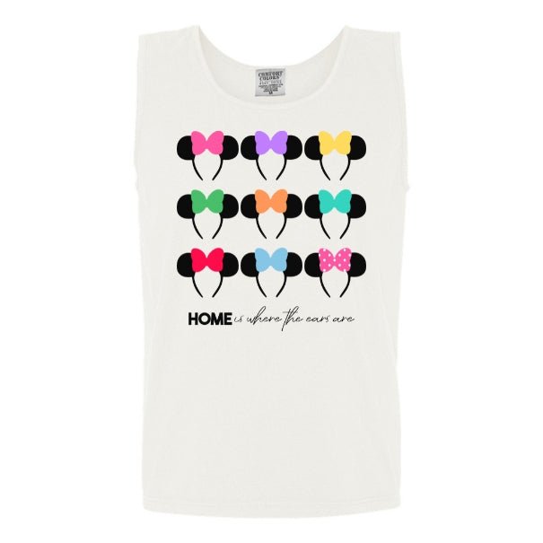 Monogrammed 'Home Is Where The Ears Are' Tank Top - United Monograms