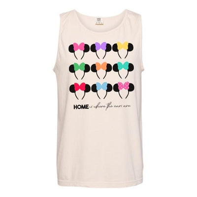 Monogrammed 'Home Is Where The Ears Are' Tank Top - United Monograms