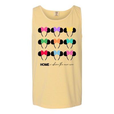 Monogrammed 'Home Is Where The Ears Are' Tank Top - United Monograms
