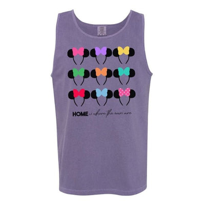 Monogrammed 'Home Is Where The Ears Are' Tank Top - United Monograms