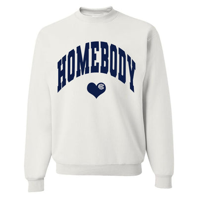 Monogrammed 'Homebody' Crewneck Sweatshirt - United Monograms