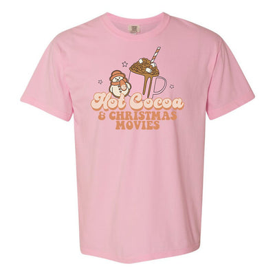 Monogrammed 'Hot Cocoa & Christmas Movies' T-Shirt - United Monograms