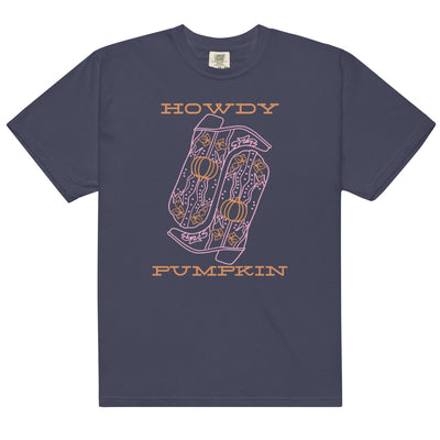 Monogrammed 'Howdy Pumpkin Boots' T-Shirt - United Monograms