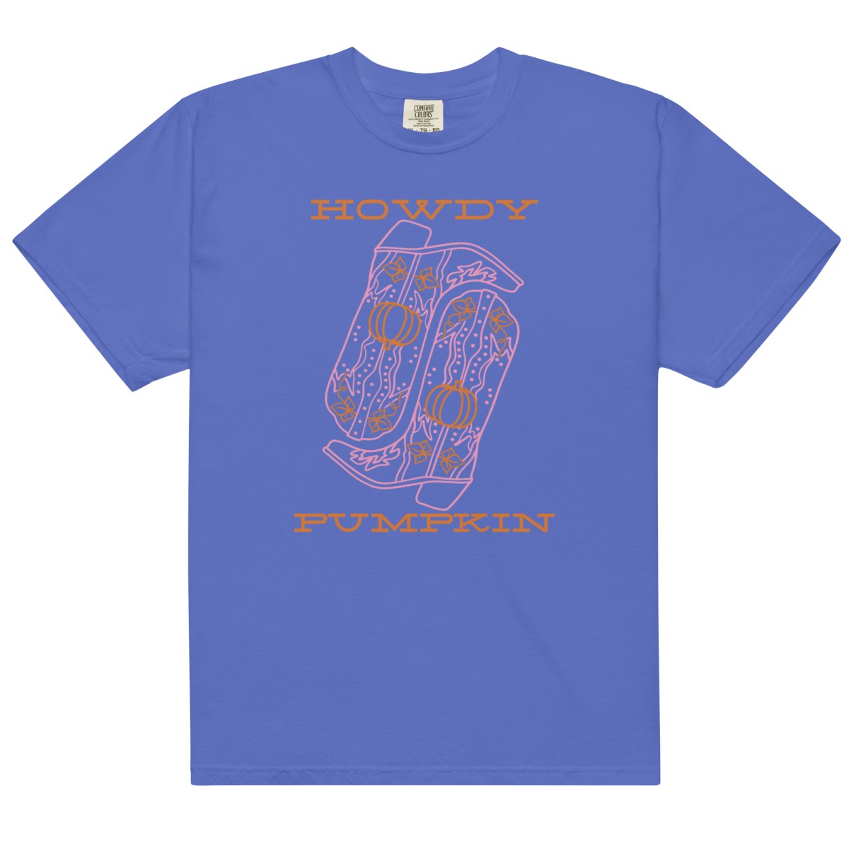 Monogrammed 'Howdy Pumpkin Boots' T-Shirt - United Monograms