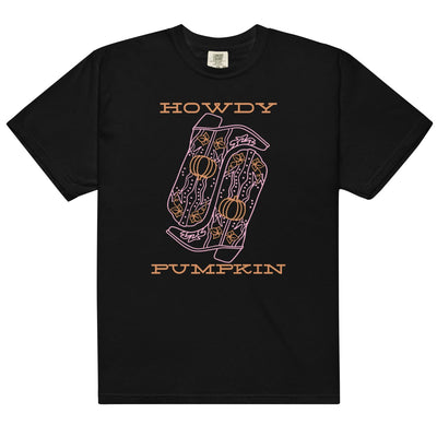 Monogrammed 'Howdy Pumpkin Boots' T-Shirt - United Monograms