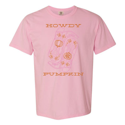 Monogrammed 'Howdy Pumpkin Boots' T-Shirt - United Monograms