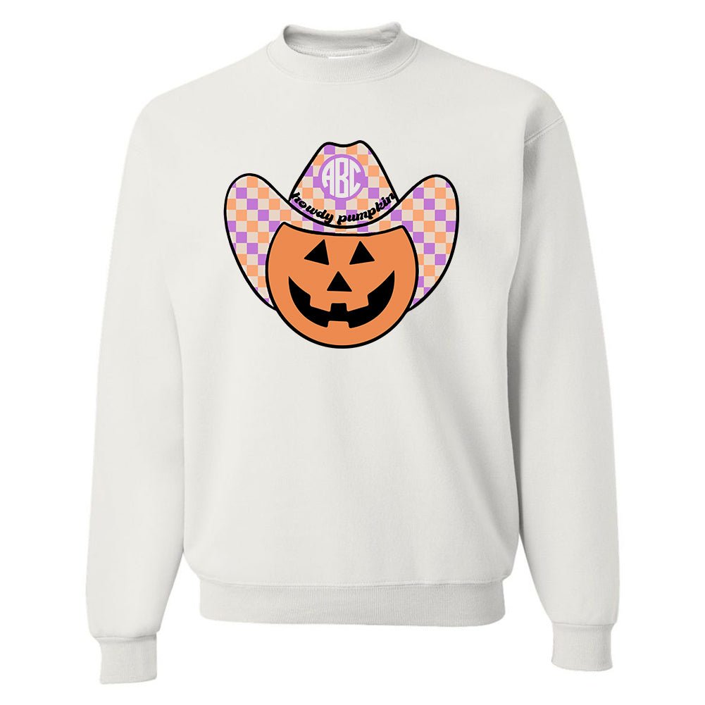 Monogrammed 'Howdy 'Pumpkin' Crewneck Sweatshirt - United Monograms
