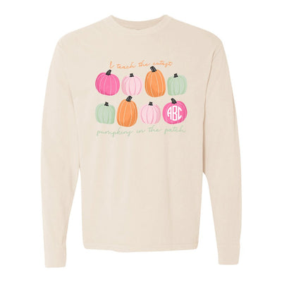 Monogrammed 'I Teach The Cutest Pumpkins' Long Sleeve T-Shirt - United Monograms