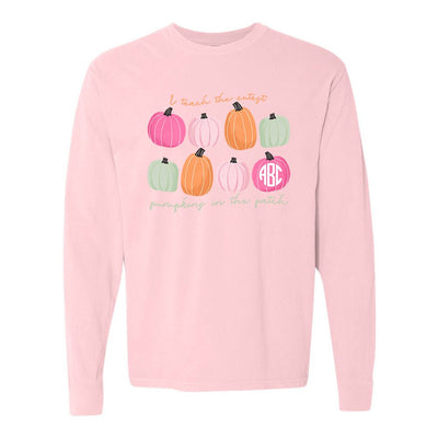 Monogrammed 'I Teach The Cutest Pumpkins' Long Sleeve T-Shirt - United Monograms