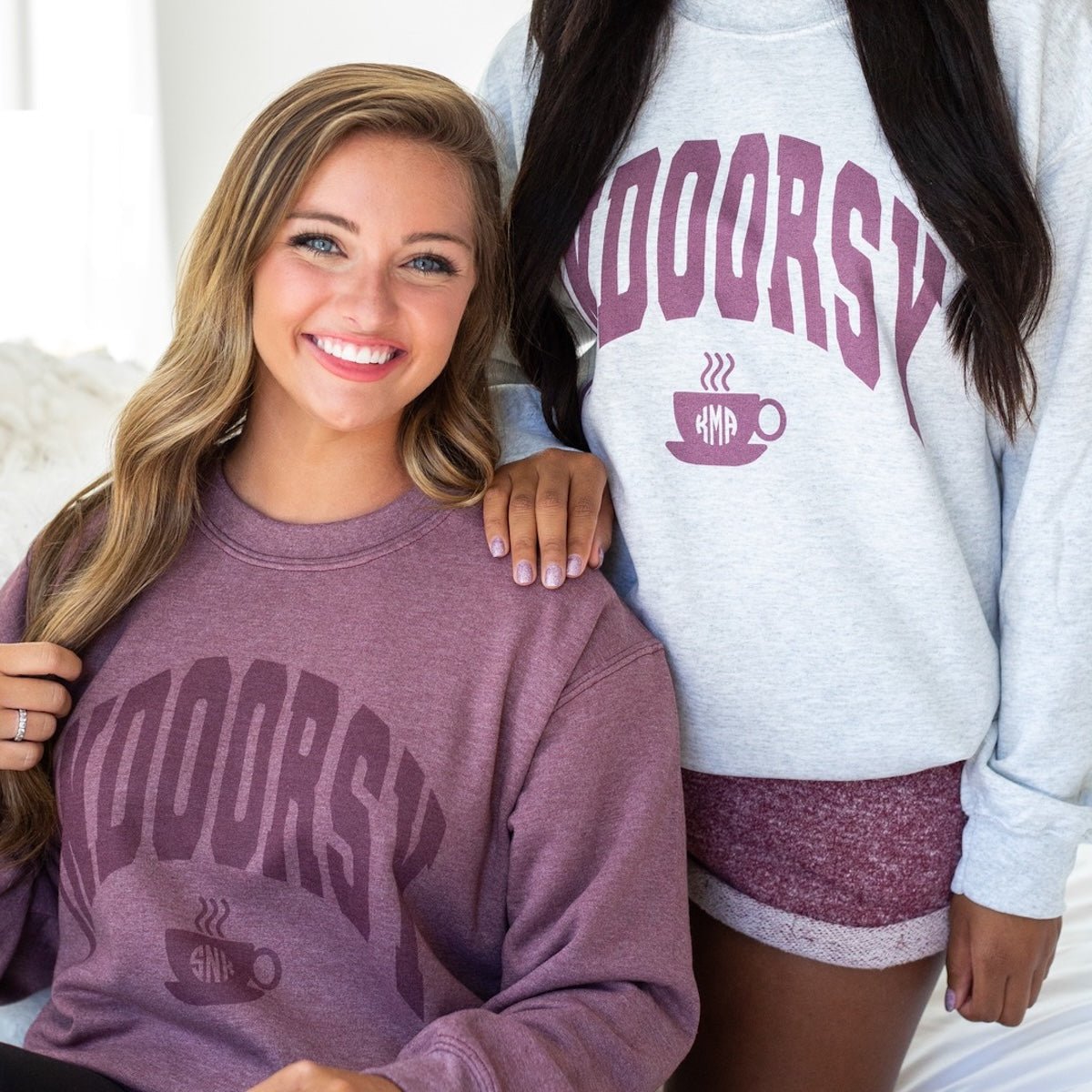 Monogrammed 'Indoorsy' Crewneck Sweatshirt - United Monograms