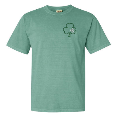 Monogrammed Irish Shamrock T-Shirt - United Monograms