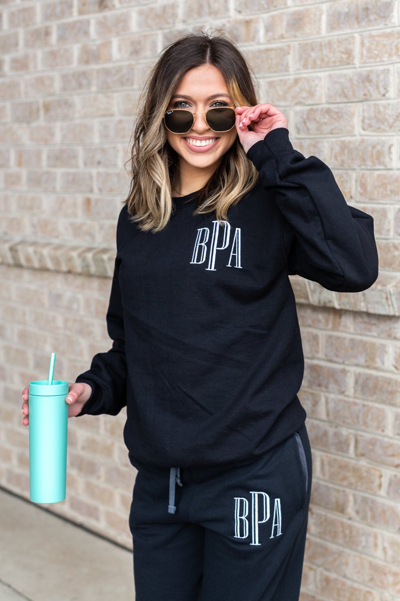 Monogrammed Jogger Sweat Set - United Monograms