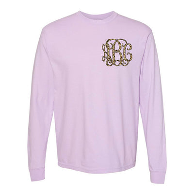 Monogrammed 'Leopard' Big Print Long Sleeve - United Monograms
