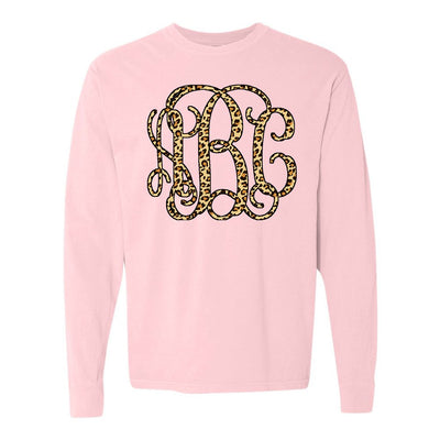 Monogrammed 'Leopard' Big Print Long Sleeve - United Monograms