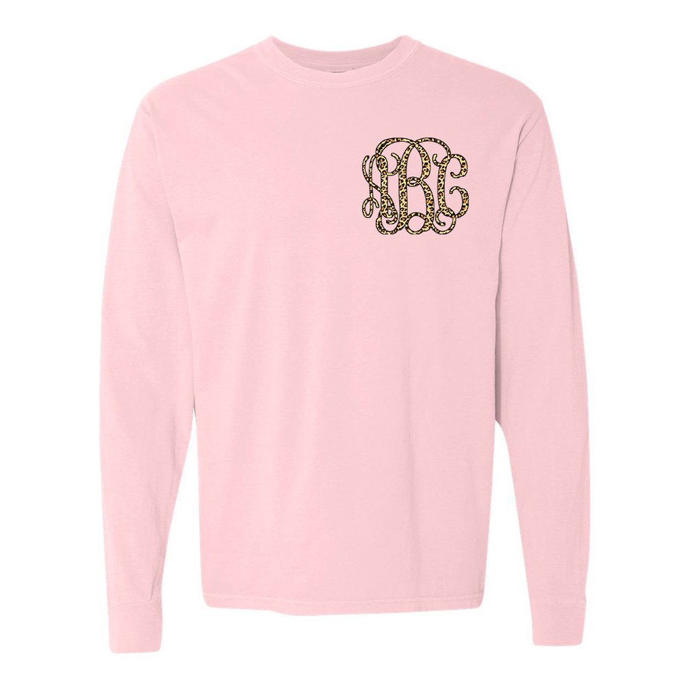Monogrammed 'Leopard' Big Print Long Sleeve - United Monograms