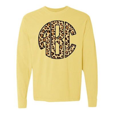 Monogrammed 'Leopard' Big Print Long Sleeve - United Monograms