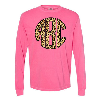 Monogrammed 'Leopard' Big Print Long Sleeve - United Monograms
