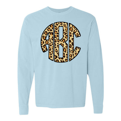 Monogrammed 'Leopard' Big Print Long Sleeve - United Monograms