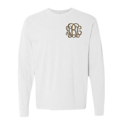 Monogrammed 'Leopard' Big Print Long Sleeve - United Monograms