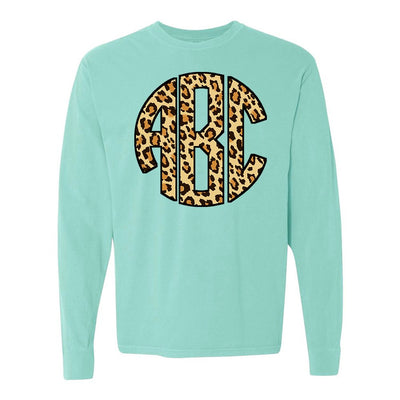 Monogrammed 'Leopard' Big Print Long Sleeve - United Monograms
