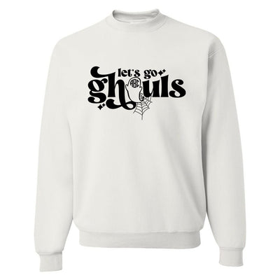 Monogrammed 'Let's Go Ghouls' Crewneck Sweatshirt - United Monograms