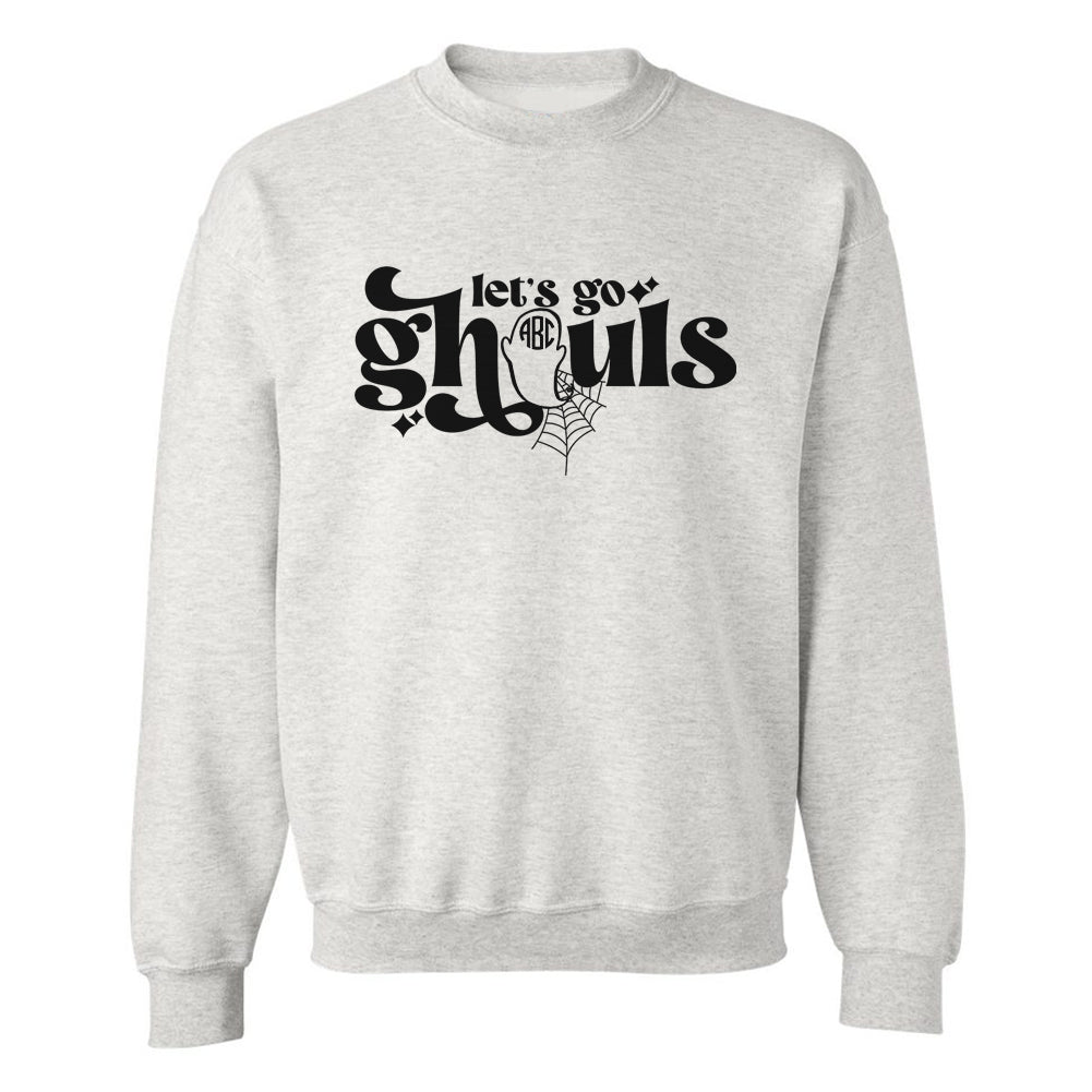Monogrammed 'Let's Go Ghouls' Crewneck Sweatshirt - United Monograms