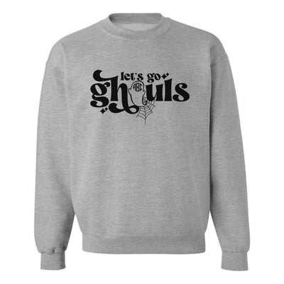 Monogrammed 'Let's Go Ghouls' Crewneck Sweatshirt - United Monograms