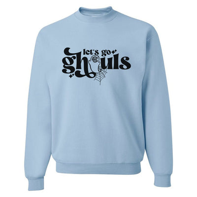 Monogrammed 'Let's Go Ghouls' Crewneck Sweatshirt - United Monograms