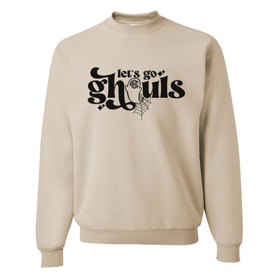 Monogrammed 'Let's Go Ghouls' Crewneck Sweatshirt - United Monograms