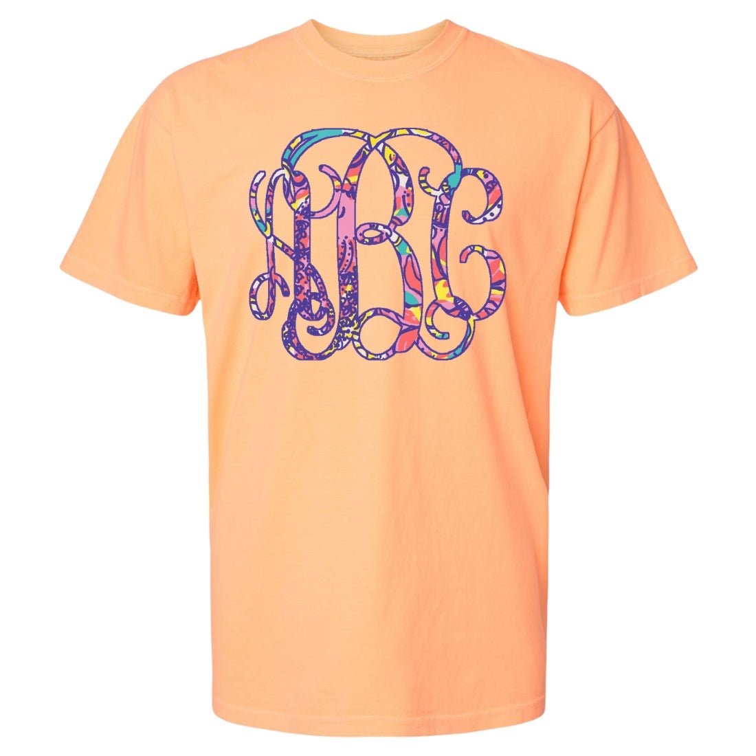 Monogrammed Lilly Big Print T-Shirt - United Monograms