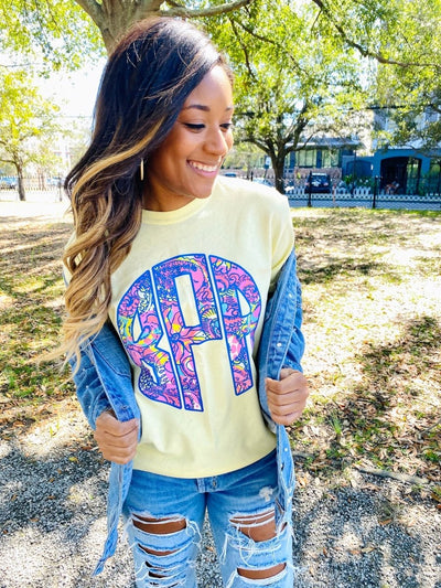 Monogrammed Lilly Big Print T-Shirt - United Monograms