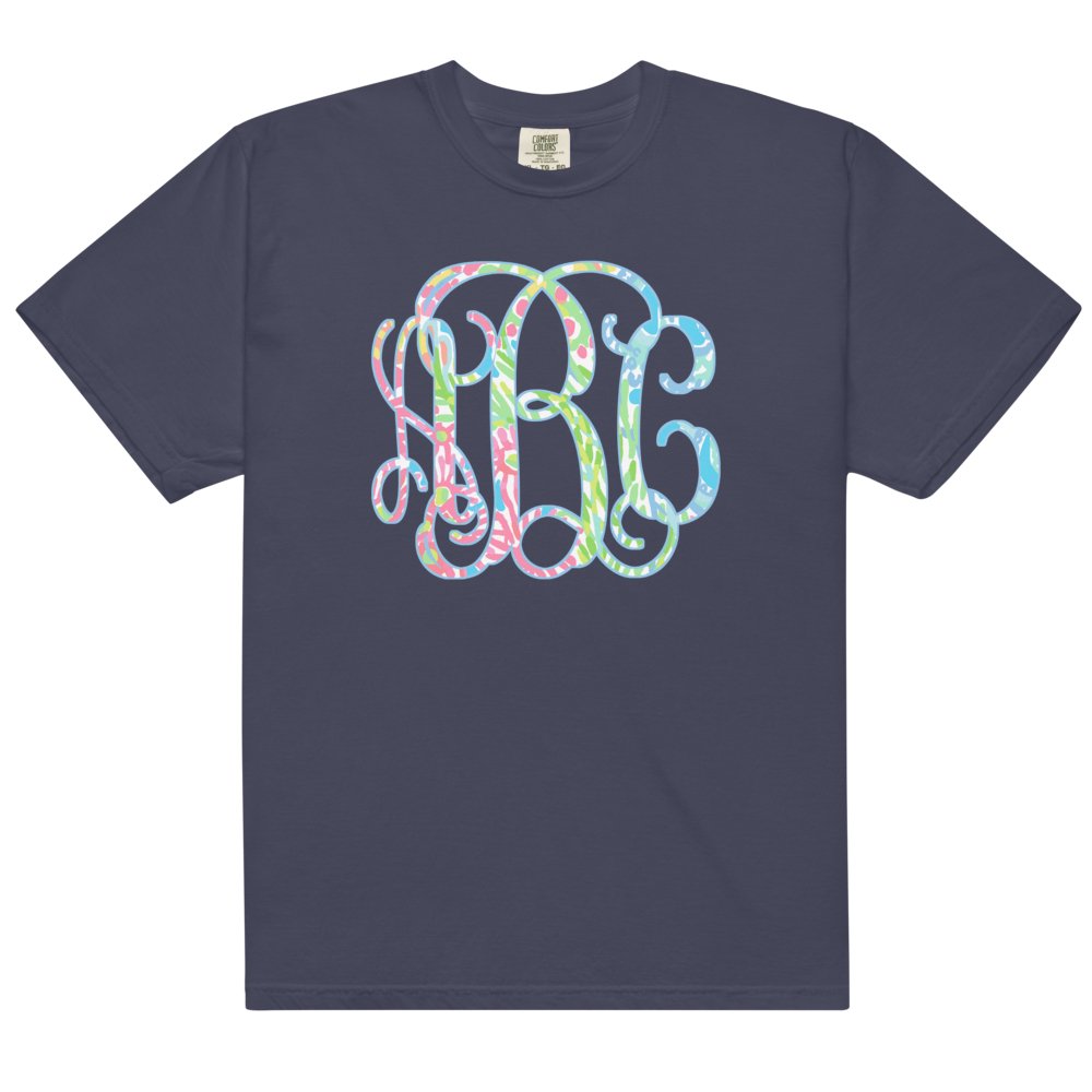 Monogrammed Lilly Big Print T-Shirt - United Monograms
