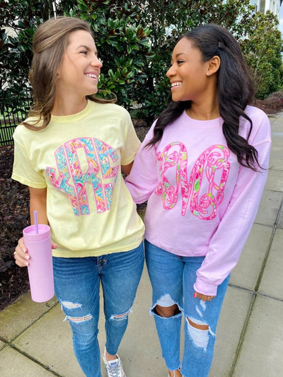 Monogrammed Lilly Big Print T-Shirt - United Monograms